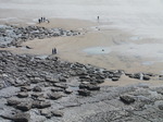 SX05268 People and dancing stones in Dunraven bay, Southerndown.jpg